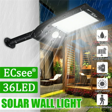 36 LED Solar Security Light with Motion Detector 